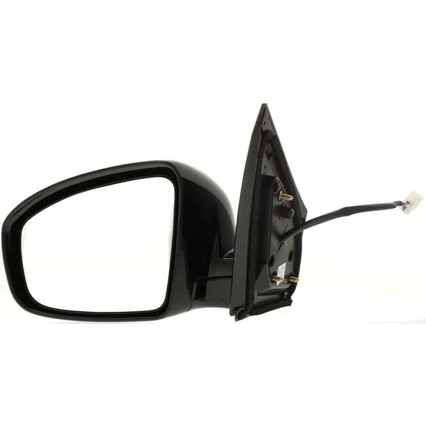 Black Smooth Power Heated Side View Mirrors LH & RH Pair Set for 03-04 Murano